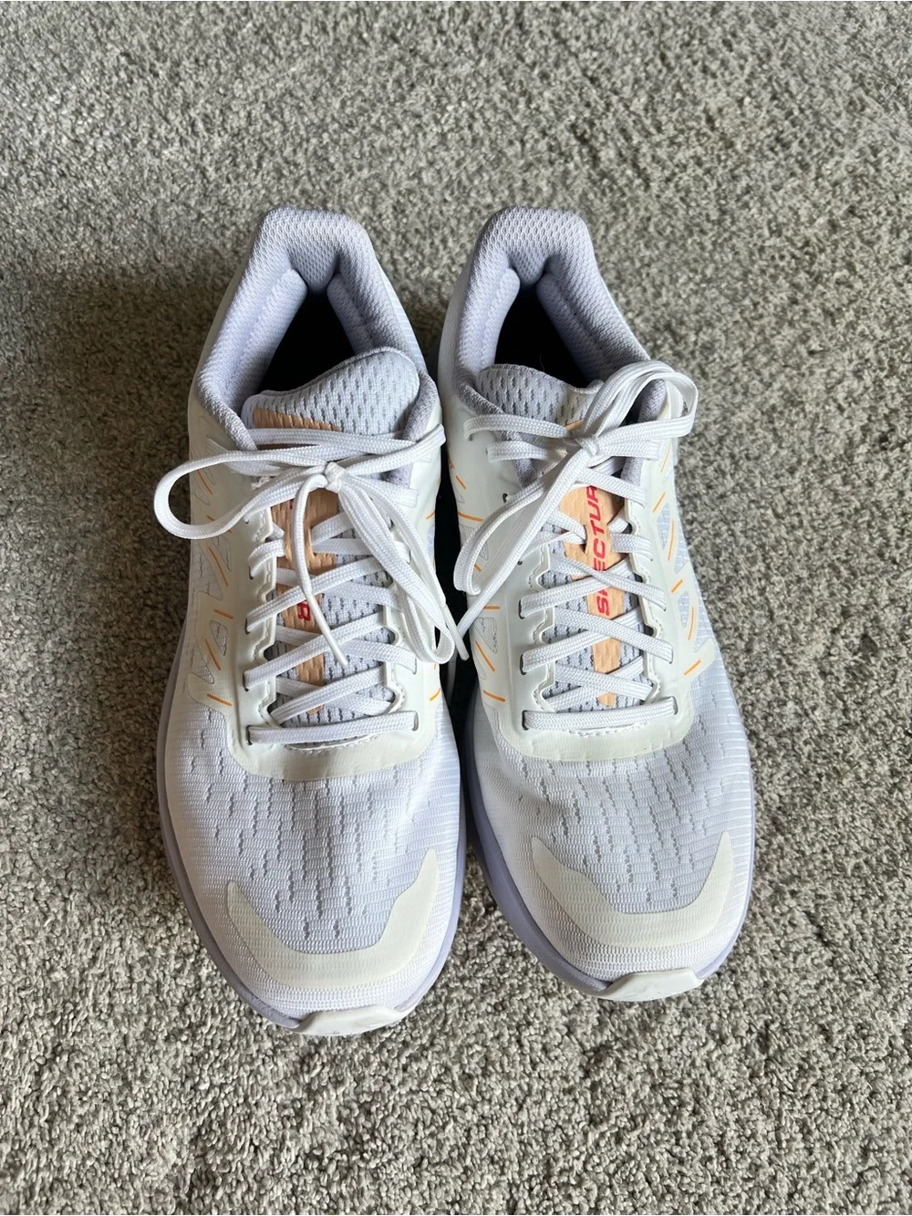 Salomon Spectur White Lavender Purple Women's Size 8.5 Running Shoes Sneakers